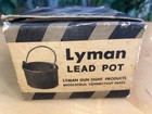Vintage Lyman Small Lead Melting Pot In Original Box   Mold Antique Used 4    Wide