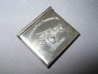 Stamp Box Advertising  american Steel Foundry  Sterling Silver Stamp Case Holder