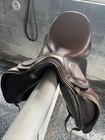 2021 Hulsebos Brown Dressage Saddle 17 5 Seat Wide Tree