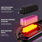 Hot Cordless Rechargeable Mini Hair Straightener - Go Brush Pro Numoya Wand