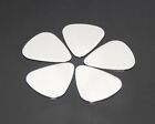 10pcs Metal Guitar Picks Acoustic Electric Plectrums Silver  3mm Stainless Steel
