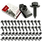 50 Pcs Automotive Body Bolts screws   U-nut Clips 50pcs M6x1 0 Screw   U-nut
