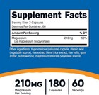 Nutricost Magnesium Glycinate Capsules  180 Capsules  210 Mg Per Serving  - Magn