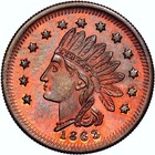 Springfield Oh830e-1a R-7 Ngc Ms-65 Rb - G w  Mclean Produce Dealer - Fuld Plate