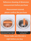 1pc Stainless Steel Drain Plug  Modern Common Household Sink Strainer - New