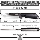 Oerla Olx-004 Tactical Knife Field Full Tang Fixed Blade Outdoor Camping Knife