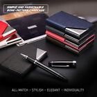 New Metal Pu Leather Pocket Card Holder Slim Business Id Credit Card Case Wallet