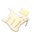 Sss 3-ply Prewired Loaded Pickguard Alnico V Pickups For Stratocaster Strat St