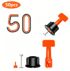 50pcs Bag Plastic Cross Tile Leveling Spacers For Wall Tile