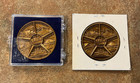 2 - Vintage Walt Disney World Six Lands Medallion - Cinderella Castle - Bronze