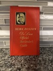 Old Mr Boston Bartender   s Guide     Vintage Red Hardcover Cocktail Book Bar Decor