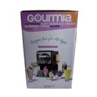 Gourmia Automatic Soft Serve Ice Cream   Frozen Drink Maker 2 Quart Silver New