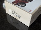 Large Paya Reproduction Metal Tin 1930 Red Bugatti Race Car  0642 1970