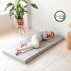 Tri-fold Memory Foam Mattress Topper  4 Inch Single Folding Mattress