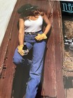 Vtg Lite Miller Beer Poster Great Taste Of West Hot Sexy Babe Model Bar Country