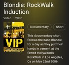  blondie  - Hollywood Rockwalk Guitar Center Sunset Strip   Vip Pass