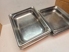 Lot 10 Half Size Steam Table Pan 2-1 2  Deep 22 Ga  Same As Vollrath 57248