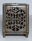 Antique Daisy Safe Deposit Cast Iron Bank