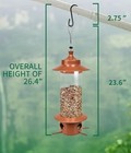 Wild Bird Feeder Hanging For Garden  Large Seed Capacity 4 8lb  Squirrel Proof