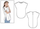 Style Arc Sewing Pattern - Rae Tunic  sizes 18-30  Sizes 18-30