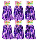  12 Pack Cheerleading Pom Poms  Cheerleader Pompoms Metallic Foil Pom Poms For 
