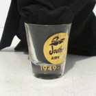 Vintage Southern Airways Shot Glass - Fly Southern 10th Anniversary 1949-1959