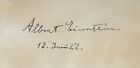 Albert Einstein Signed Cut Autographed Slabbed Graded Psa Mint 9 Rare Autograph