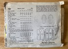 Mccall s Sewing Pattern  7027 Misses Single-breasted Open Front Coat 12 Vtg 1963