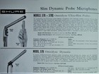 Vintage 1960 s Shure 578 Dynamic Microphone Lo Z W Ampex Stand Sm76 578s 570s