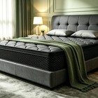 10 12  14   Gel Memory Foam spring Hybrid Mattres King Queen Full Twin In A Box