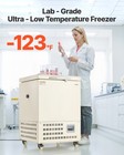 Vevor Ultra Low Temperature Freezer Lab Freezer 58 L Adjustable Temp