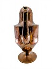 Vintage Middle Eastern Tinned Copper Dallah Arabic Coffee Pot - Read