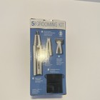 Conair For Men 5-piece Grooming Kit Ne168rsn Silver W  Trimmer   Pouch