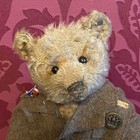 Steiff Antique Teddy Bear 1908 Ff Button High 33cm Good Condition From Japan