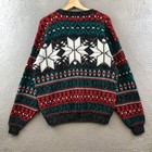 Vintage Tapas Snowflake Sweater Made In Usa Ugly Christmas Sweater Large