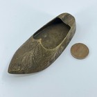 Vintage Brass Etched Shoe Ash Tray Incense Burner India 4    Sd1