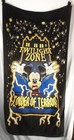 Vintage 90s Disney Mickey Mouse Twilight Zone Tower Of Terror Beach Towel 30x58
