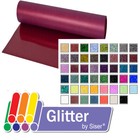 Siser Glitter Heat Transfer Vinyl Htv Tshirt Garment Apparel Decoration 12 x10yd