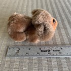 Vintage Dan Dee Puppy Mini Plush 5  Laying Blue Eyed 1979 Stuffed Animal Figure