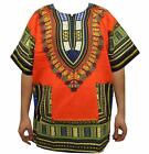 African Men Women Dashiki Cotton T Shirt Blouse Traditional Hippie Unisex Top Tr