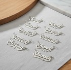 925 Sterling Silver Personalized Nameplate Necklace Custom Name Pendant