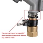 1  Rain Spray Gun 360   Adjustable Impact Sprinkler Large Area Water Irrigation