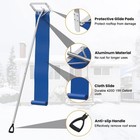 Snow Roof Rake  30ft Detachable Roof Rake For House Roof Snow Removal  17    Keten
