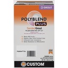 Custom Building Products Polyblend Plus 7 Lb  Platinum Sanded Tile Grout Custom