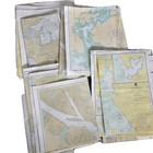 Vintage Nautical Chart Noaa Se Alaska Chs Canada Large Map Lot Of 21 1970-80s 