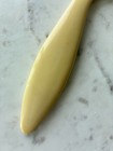 Vtg Celluloid Double Sided Hand Held Mirror Beveled Glass Vanity Decor