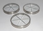 Vintage Webster Co Sterling Silver   Glass Set Of 3 Coasters