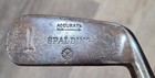 Antique Vintage Spalding Kids Tiny Juvenile Hickory Wood Shaft Golf Club Putter