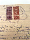 1971 El Salvador Revenue Stamped Document Page