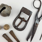 Fur Trade Era Camp Relics - Lot Of 8 Pcs - Cass County  Minnesota Artifacts